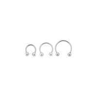 18G  316L SURGICAL STEEL HORSESHOE